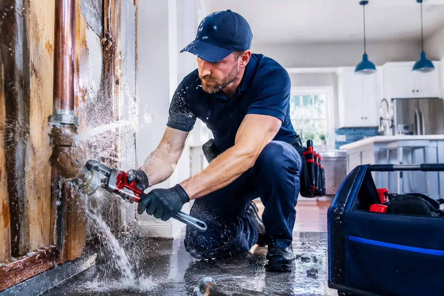 Local emergency pipe repair professionals in Leon, OK